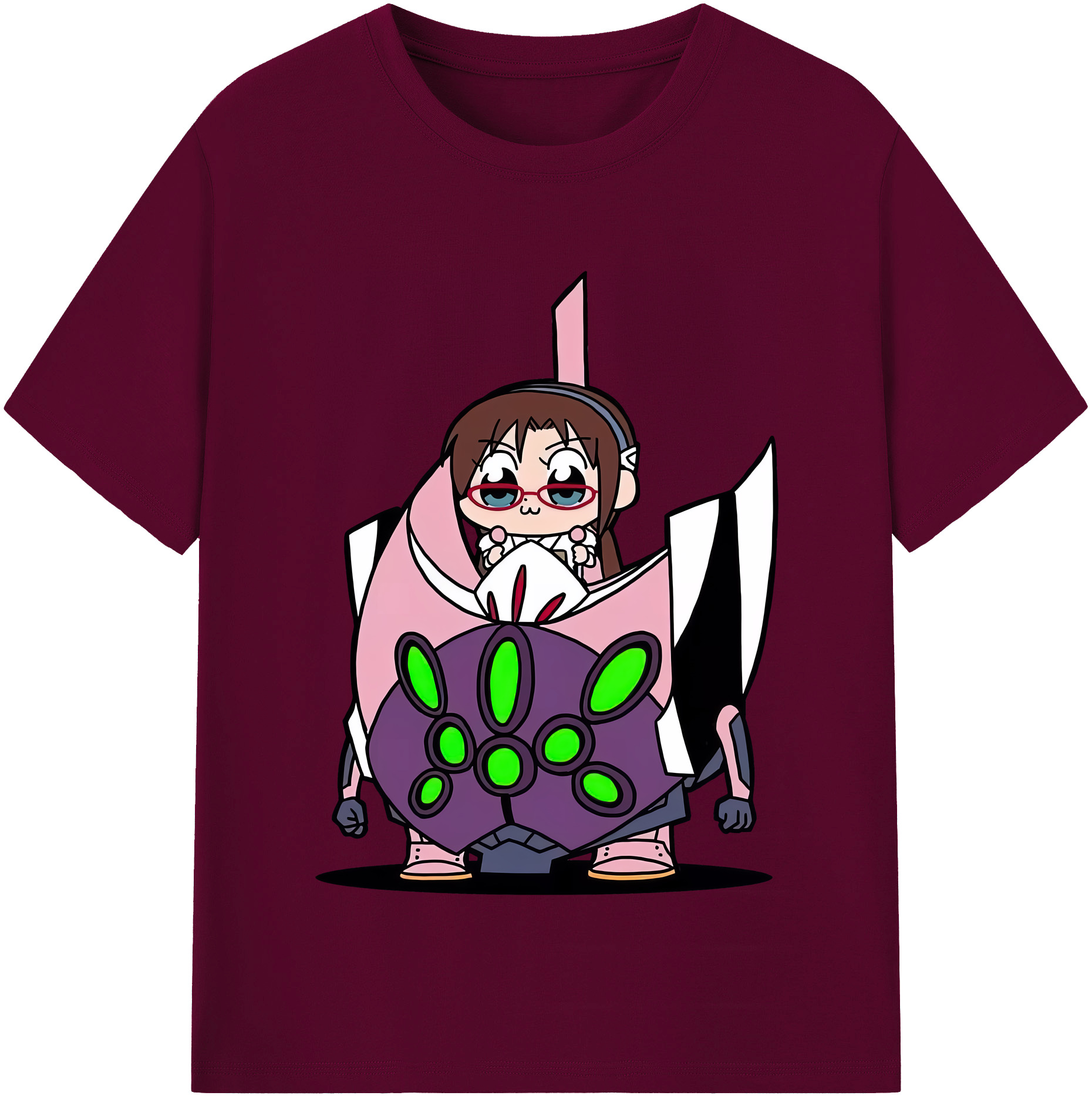 （画像用） EVA 新世紀エヴァンゲリオン レディースカジュアルプリントTシャツ（綿100％）